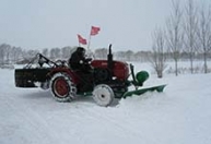 巴音郭楞我爱发明雪路旋风 剁冰机扫雪机 小型扫雪机 推雪铲前推雪后剁冰